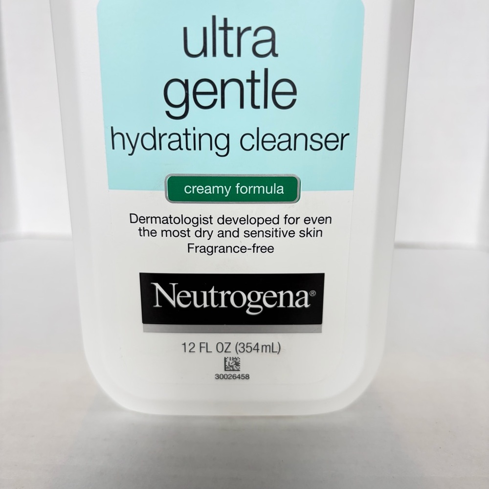 New Discontinued Neutrogena Ultra Gentle Hydrating Cleanser Creamy Formula 12 oz - Picture 3 of 8